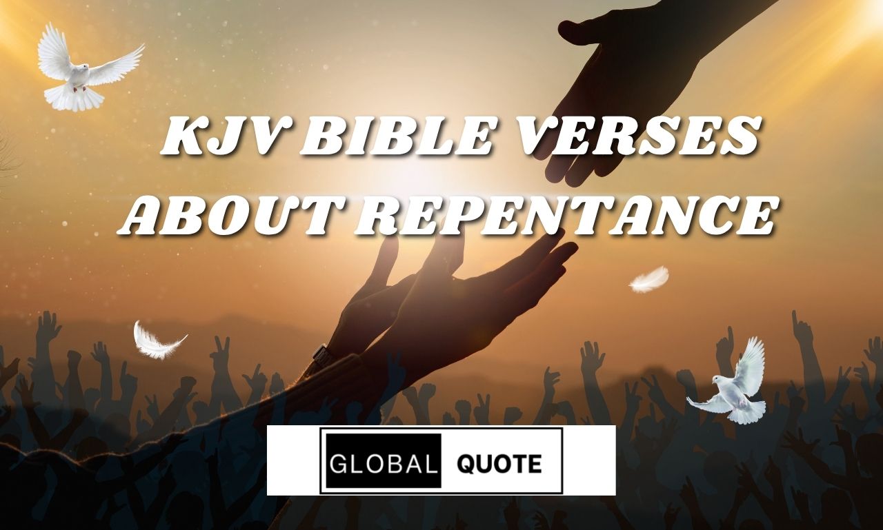 Open Bible with highlighted kjv bible verses about repentance showing forgiveness, hope, and spiritual encouragement