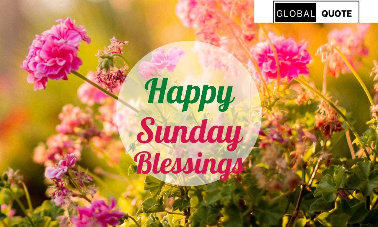 Beautiful sunrise with inspiring good morning sunday blessings message for peace, hope, and spiritual encouragement