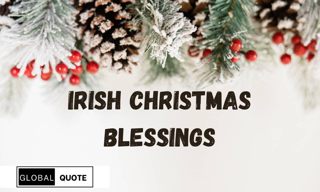 Irish Christmas Blessings with Festive Peace and Joy