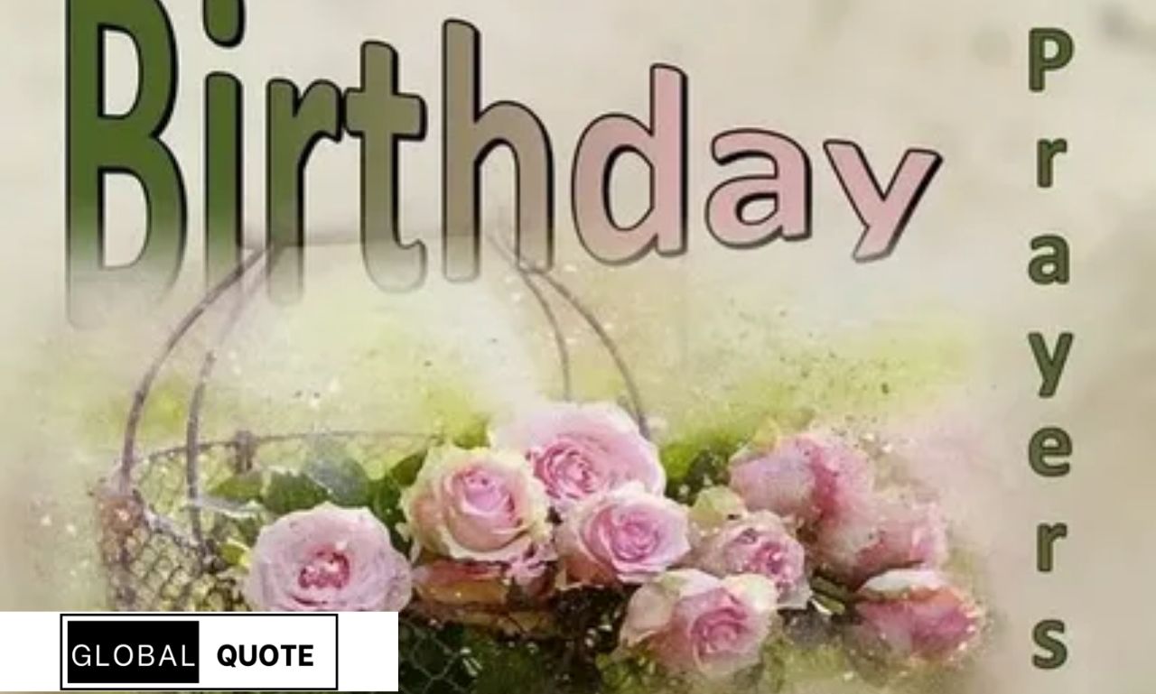 birthday prayer with candles and blessings symbolizing peace, joy, and divine guidance