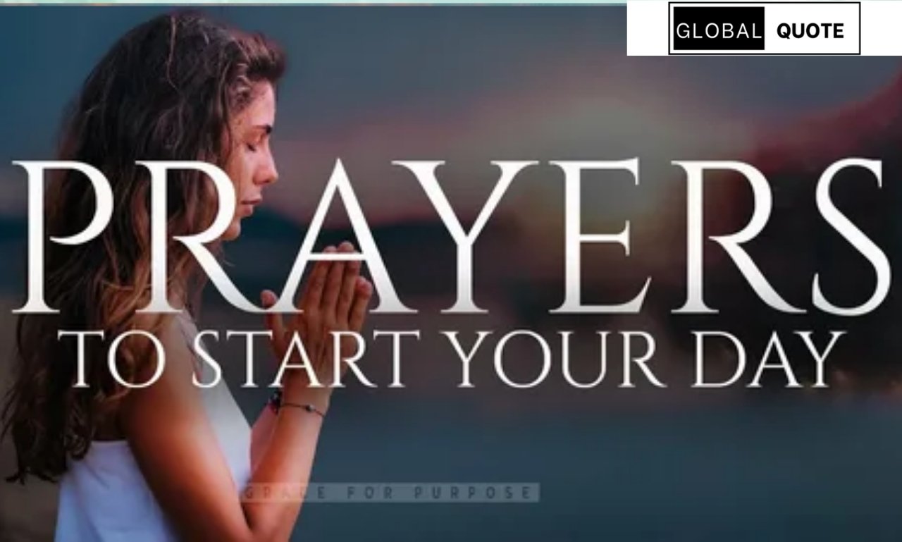 morning prayers for family and friends with open Bible, coffee cup, and sunrise symbolizing peace, faith, and blessings